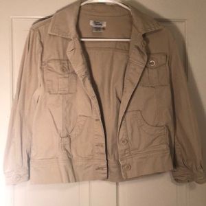 Lightweight khaki jacket